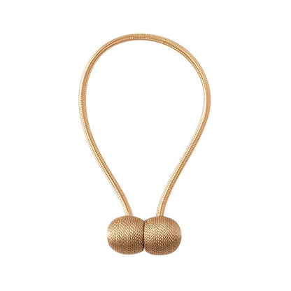 Elegant Magnetic Curtain Tiebacks – 2-Pack Decorative Polyester Buckle Clips for Effortless Style and Hold